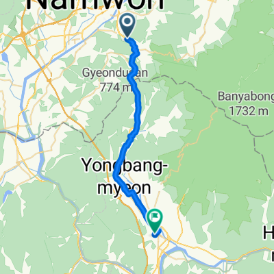 De Jucheon-myeon 583-51 à Gurye-eup 579-1