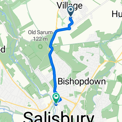 Grouse Road, Salisbury to Mill Stream Approach, Salisbury