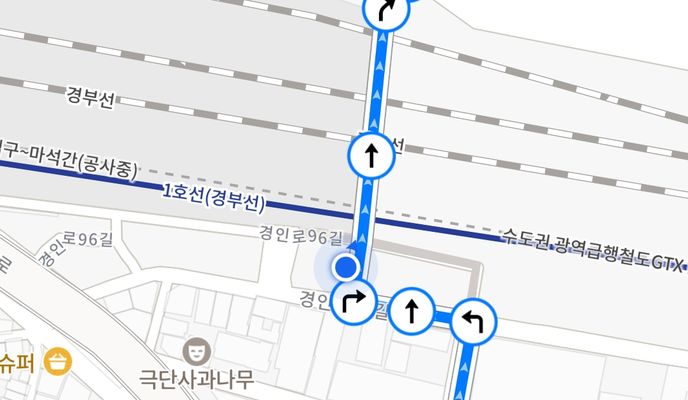 Photo 1 de l’itinéraire Bikemap « 도림동 32-11Ph0]으로 라우팅 »