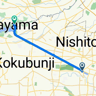 Sekimae 5-Chōme, Musashino to Yamaguchi, Tokorozawa