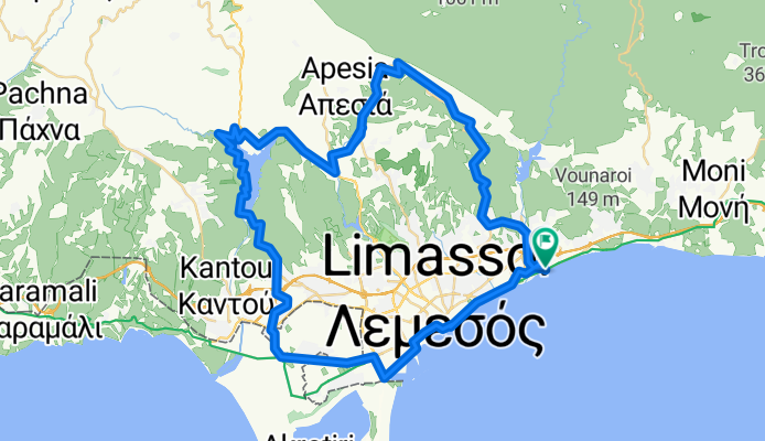 Route in Germasogeia