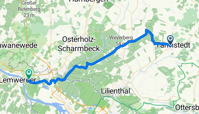 Bauernreihe nach Diedrich-Rebetje-Straße