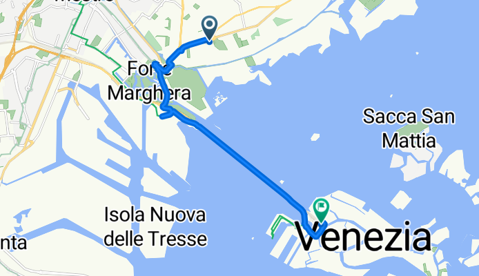 Ruhige Route