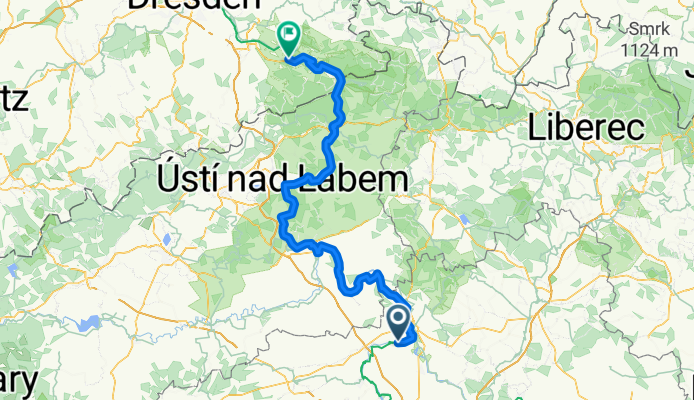 Lužec nad Vltavou - Königstein