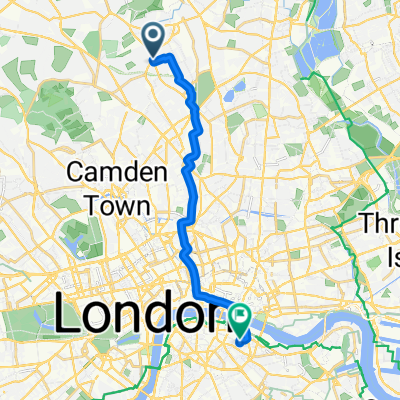 Crouch End Hill, London to Southwark, London
