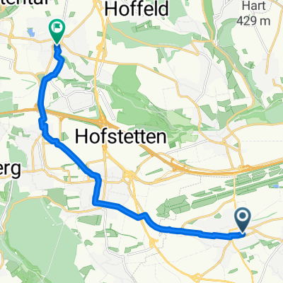 Gartenstraße, Filderstadt nach Richterstraße, Stuttgart