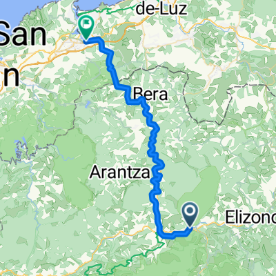 NA-1210, Bertizarana to Behobia Bidea, Irun