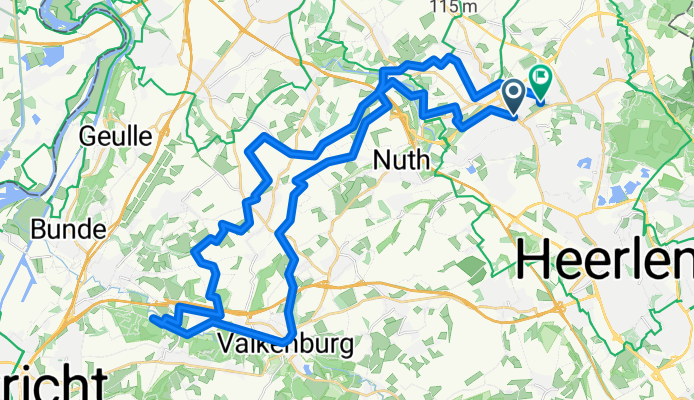 esso Hoensbroek,de groeve Valkenburg en terug