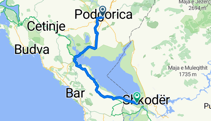 Tag 8: Von Podgorica bis Shkoder
