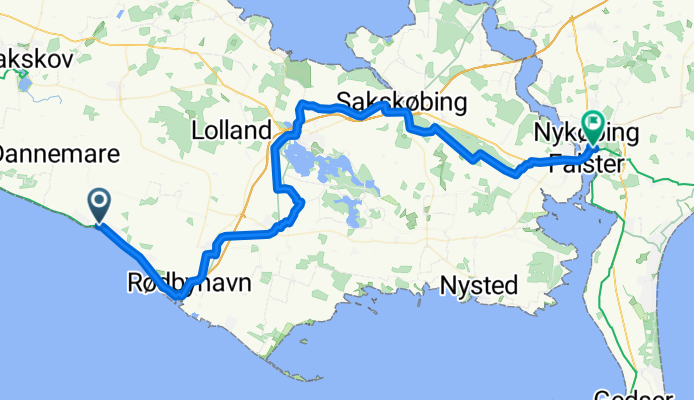 Rødbyhavn - Nykobing Falster
