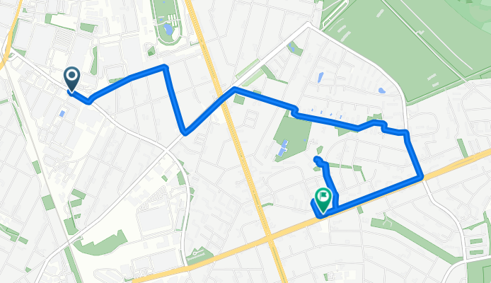 Daimlerstraße, Berlin nach Marienfelder Chaussee, Berlin