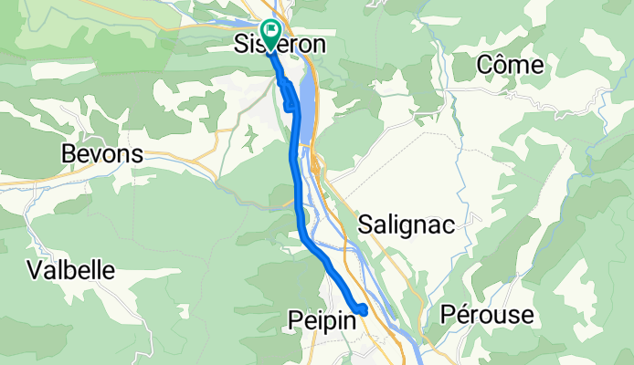 Sisteron - Circle to Peipin