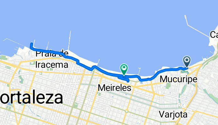 Ciclovia Compartilhada Mauro Feitosa, Fortaleza a Avenida Beira Mar, Fortaleza