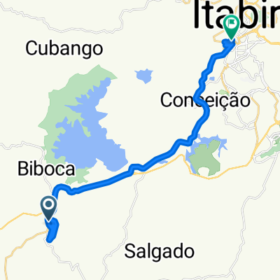De MG-129 a Rua Tenente Antônio Camilo