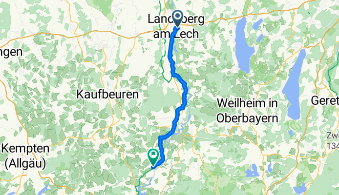 Landsberg am Lech - Lechbruck