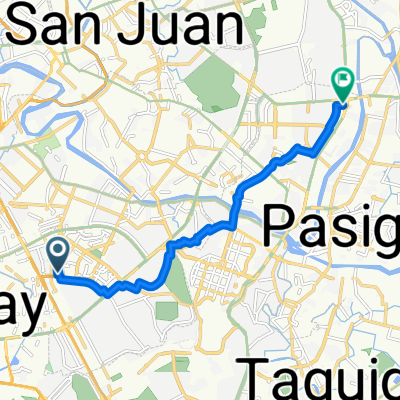 A. Arnaiz Avenue, Makati to Office Lane, Pasig