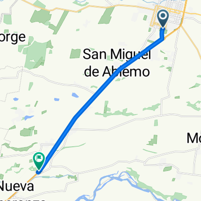 Ruta desde Calle Luis Cruz Martínez