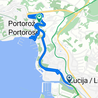 Obala, Portorož nach Letoviška pot, Portorož