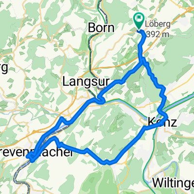 Trierweiler - Konz - Tawern - Grevenmacher - Trierweiler