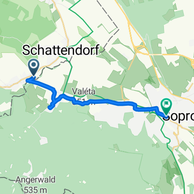 From Loipersbach im Burgenland to Ödenburg