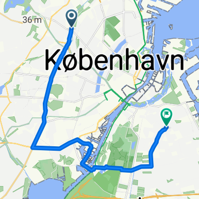 Rebslagervej, København NV to Rumæniensgade, København S