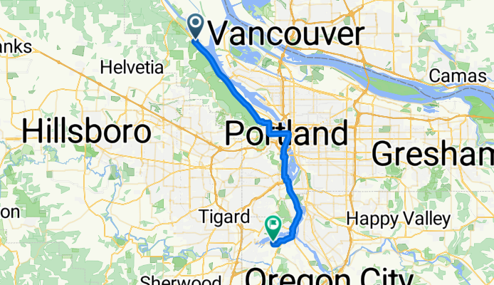 Sauvie Island to home, short