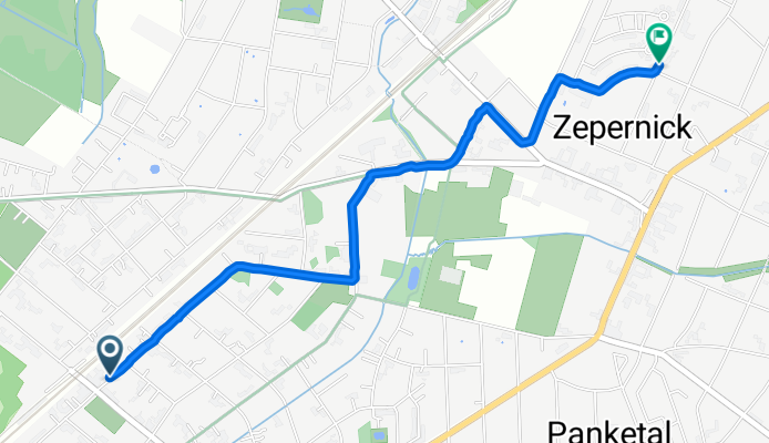 Heinestraße, Panketal nach Oderstraße, Panketal