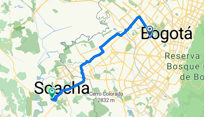 De Kr 68A - Cl 24B a Carrera 13A 10-59