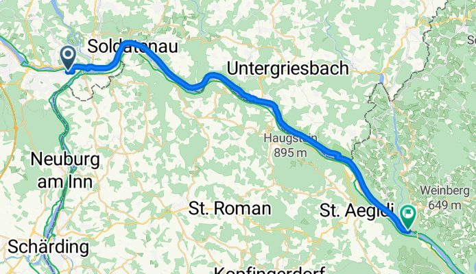 Route zu Gasthof Draxler