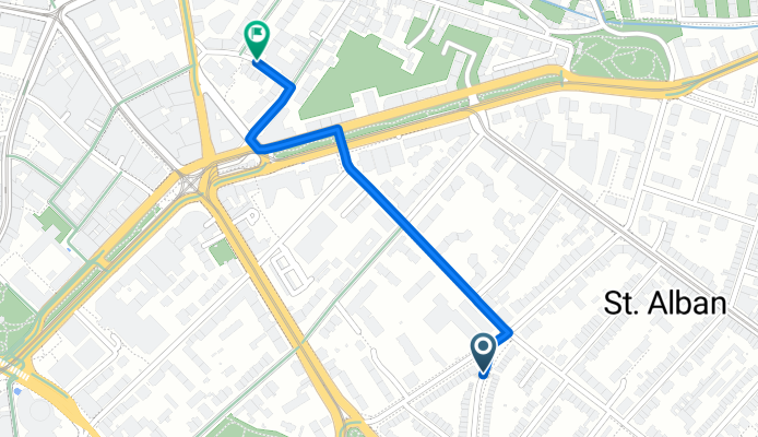 Route in Basel