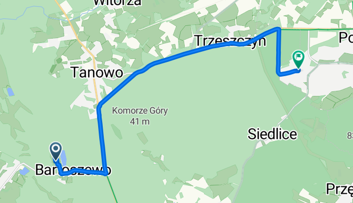 Bartoszewo do Wyszyńskiego