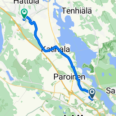 Ojoistenkatu, Hämeenlinna do Merventie, Parola