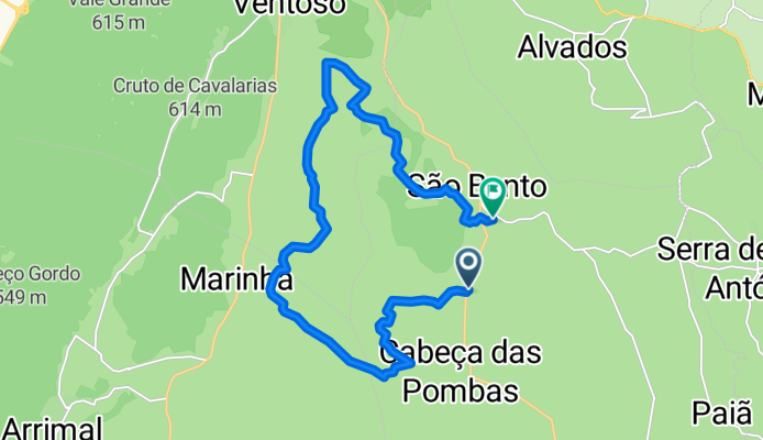 De Rua da Borda Água a Rua Luís de Camões