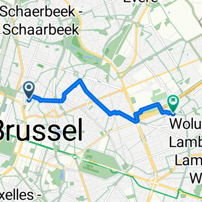 Rue Brialmont to Avenue des Constellations