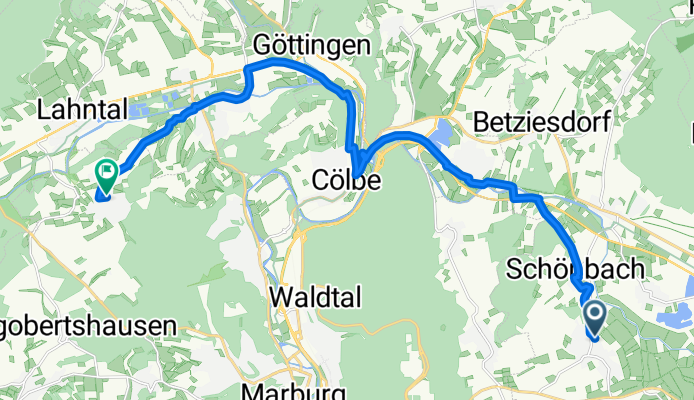 Von Kirchhain bis Marburg