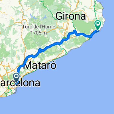 Plaça de Catalunya to Passeig de la Fosca