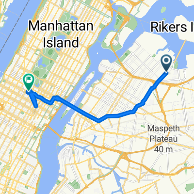 Hazen St, New York to 6th Ave, New York