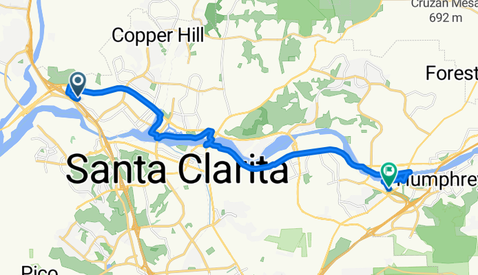 Technology Drive to Sierra Hwy & Via Princessa