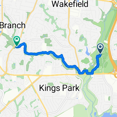 Fairfax County Trail, Annandale to Bayard Pl, Fairfax