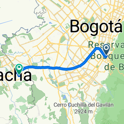 Avenida Carrera 5, Bogotá a Calle 36, Soacha