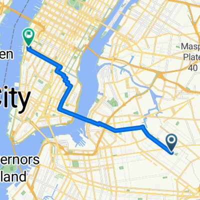 Woodbine St, New York to High Line, New York