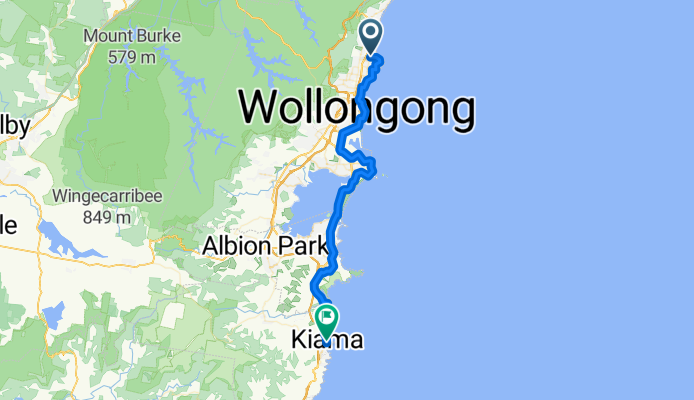 Bellambi to Kiama Station