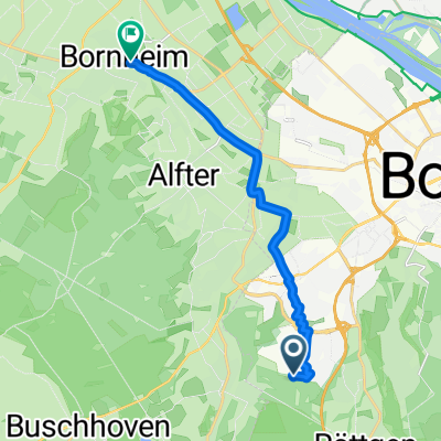 An der Haeschmaar, Bonn nach Königstraße, Bornheim