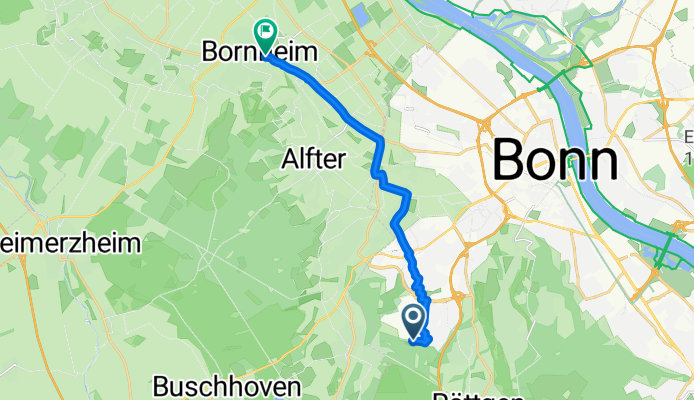 An der Haeschmaar, Bonn nach Königstraße, Bornheim