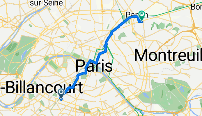 De Square Auguste Renoir à Rue Lesault