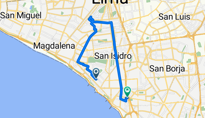 De Toribio Pacheco a Avenida Alfredo Benavides