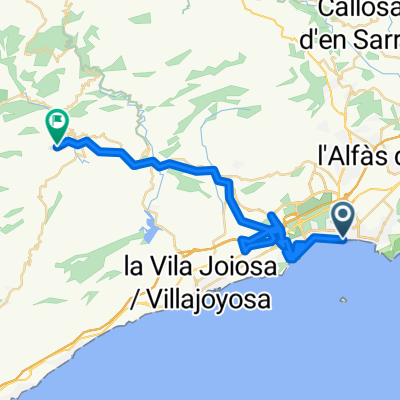 El Camino Benidorm - Relleu (La Pura Vida)