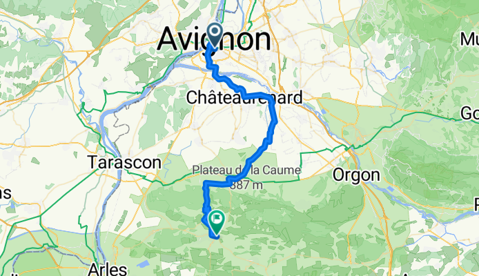 Avignon - Maussane-les-Alpilles