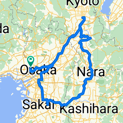 Route in Osaka
