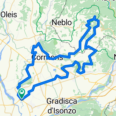 Sentiero delle Vigne Alte– Panoramablick von Gonjače Runde von Medea